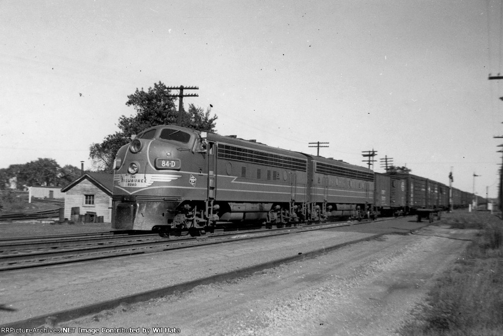 Milwaukee Road F7A 84D